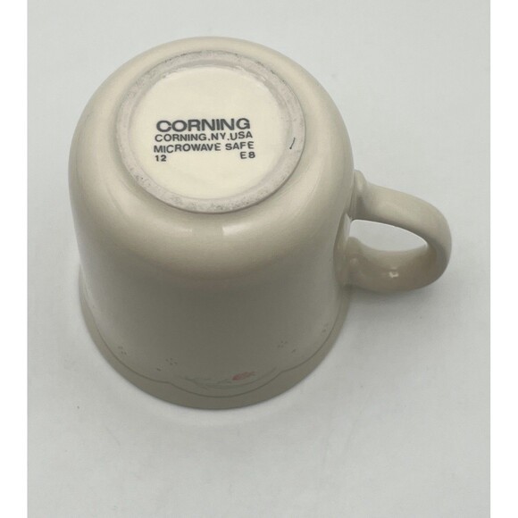 Vintage Corelle Corning Ware Califo Rose Coffee Tea Mug Replacement Cup USA Used - Picture 4 of 4